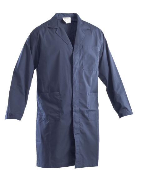 Camice da lavoro per uomo terital bianco/blu GRUPPO P&P mod.PCU01203 65% poliestere