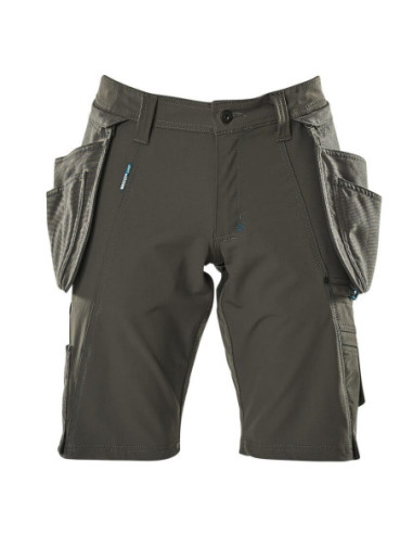 Pantalone da lavoro bermuda con tasche esterne cargo stretch a 4 vie MASCOT 93% poliestere