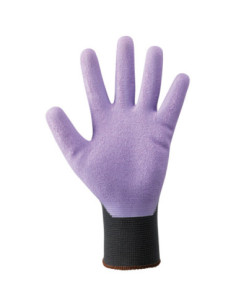 Guanti da lavoro EKO 410f/100%nylon/lattice NERI SPA mod.355116.